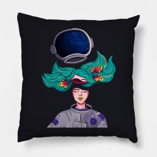 Cosmic Cosmonaut Pillow