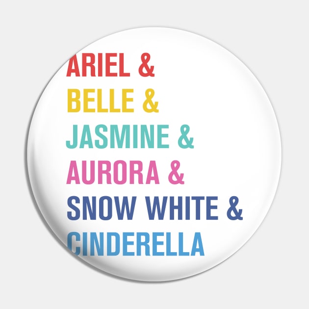 Colorful Princess Names Pin by ProudBoro