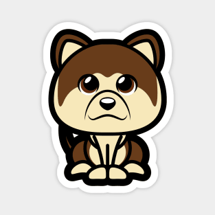 Akita Tooniefied Magnet