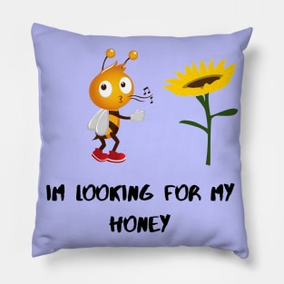 funny bee Pillow