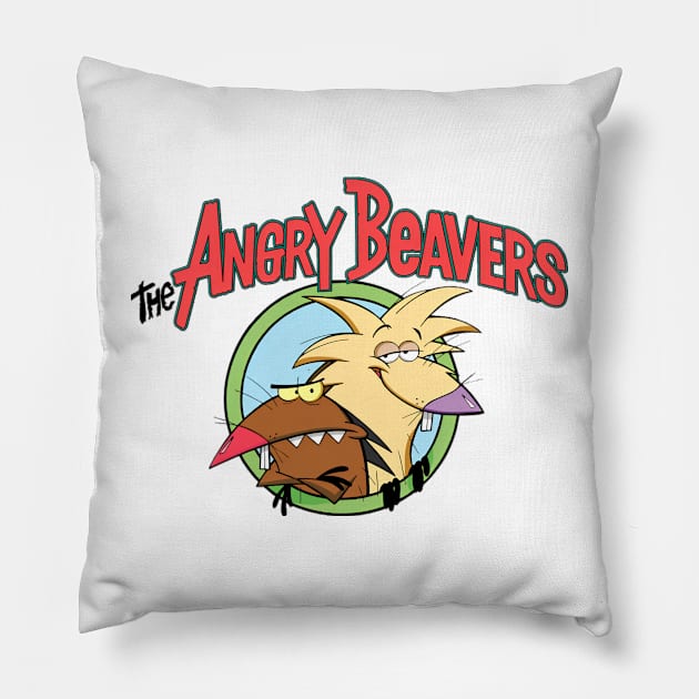 angry beavers Pillow by youne street