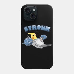 Stronk cockatiel fitness Parrot workout Phone Case