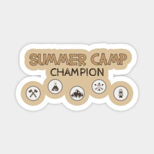 Summer Camp Champion Magnet