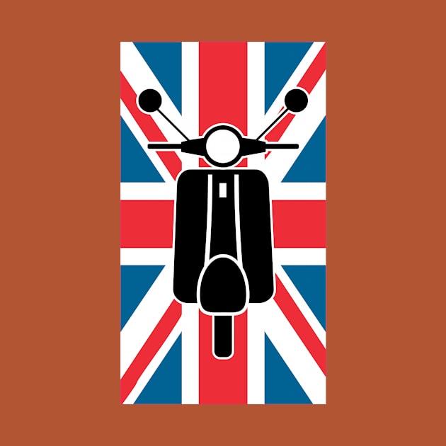 Brit Flag Scooter by Skatee