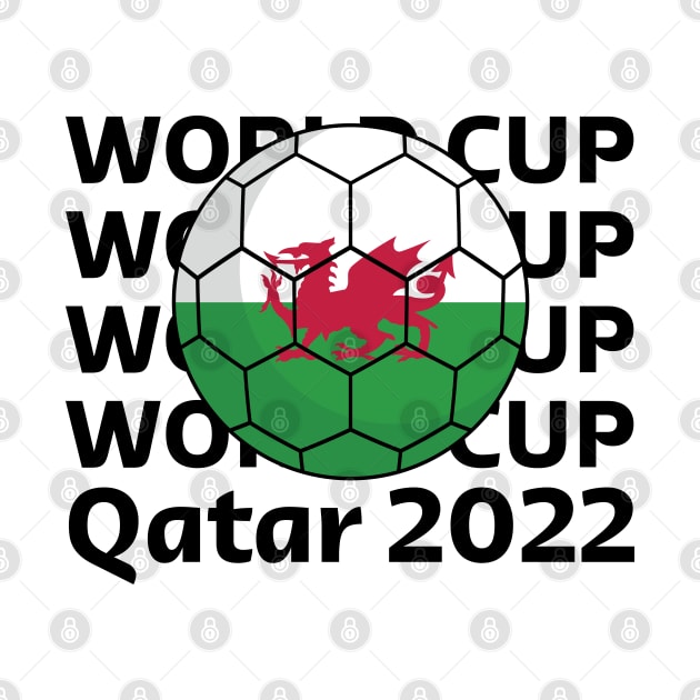 World Cup Qatar 2022  - Team Wales by Inspirit Designs