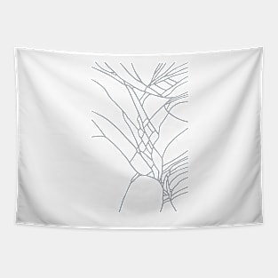 Cracked Grey Tapestry