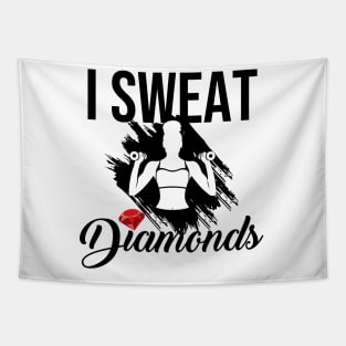 I sweat diamonds workout women w Tapestry