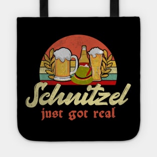 Schnitzel Just Got Real Tote