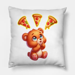 Pizza Delirium Cute Kawaii Pillow