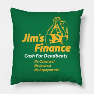 Jim's Finance Pillow