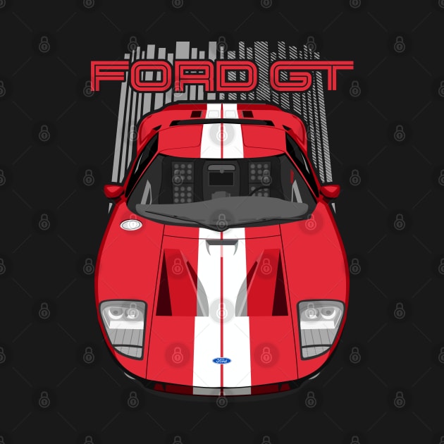 Custom Ford GT-2005-2006-red by V8social