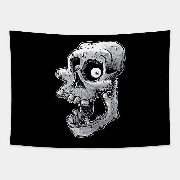 bonehead Tapestry by Bleee