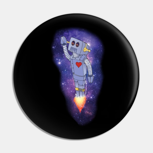 Botox the robot of love Pin by Evil Grin Studios 