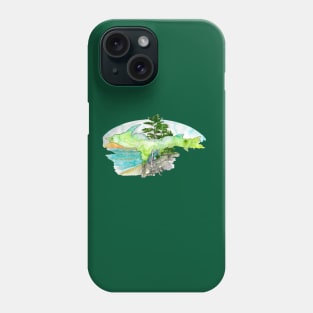 Natural Upper Peninsula Phone Case