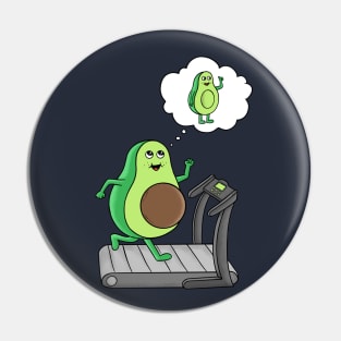 Gym avocado Pin