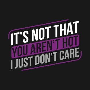 Asexual Don't Care Ace Asexuality LGBTIA T-Shirt