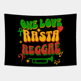 One Love Rasta Reggae Tapestry