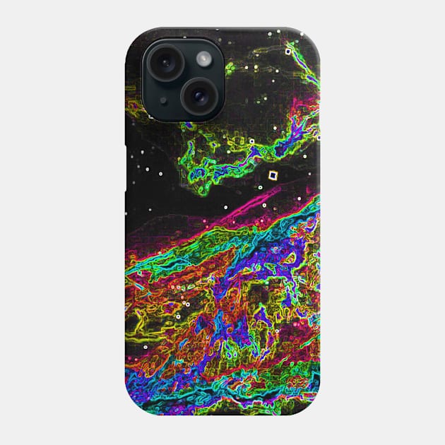 Black Panther Art - Glowing Edges 456 Phone Case by The Black Panther