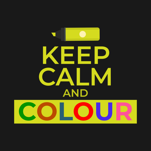 Keep Calm And Colour by Lin Watchorn 