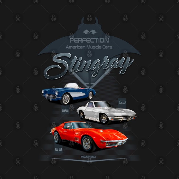 Stingray Corvettes by hardtbonez