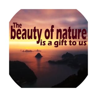 The beauty of nature is a gift to us T-Shirt