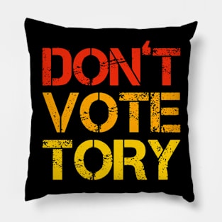 Don't Vote Tory Pillow