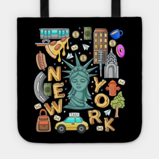 New York City Doodle Tote