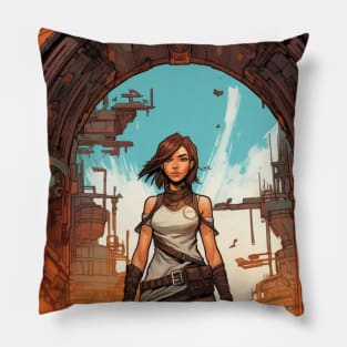 Post Apocalyptic Survivor Pillow