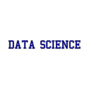 Data Science College Style - Blue T-Shirt