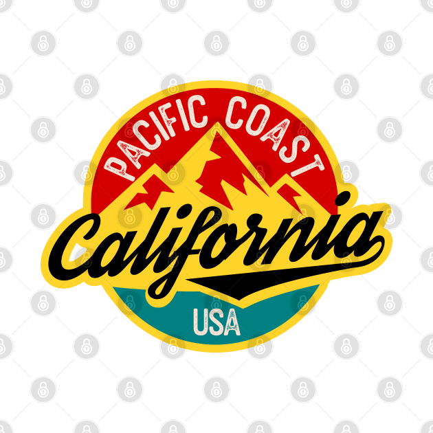 California badge pacific coast by SpaceWiz95