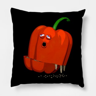 Dying Paprika Pillow