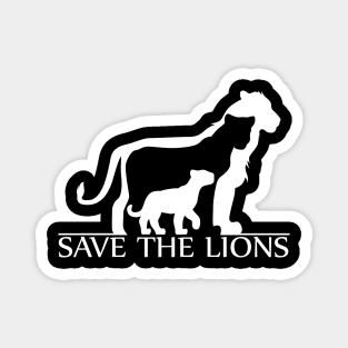 Save the Lions Magnet