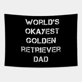 World's okayest golden retriever dad Tapestry