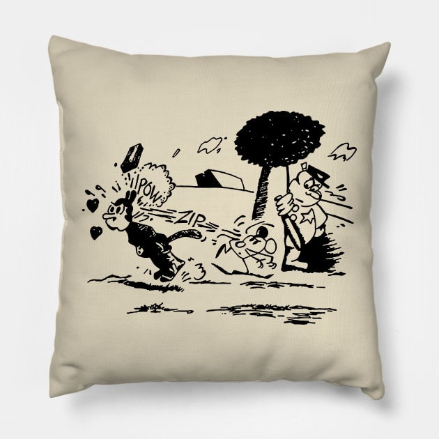 Krazy Kat Pillow by tumbpel