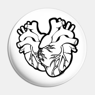 Two Hearts Pin