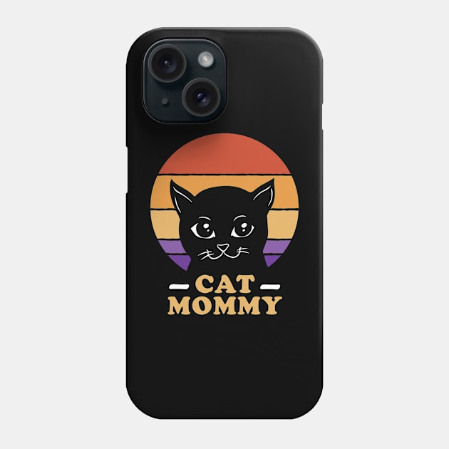 Cool funny cat mom gift Phone Case by LR_Collections