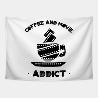 Coffee and Movie Addict Tapestry