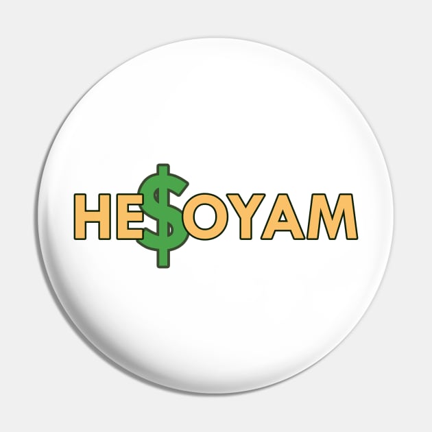 Hesoyam - Gamer - D3 Designs Pin by D3Apparels