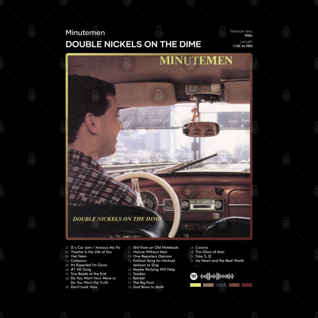 Minutemen - Double Nickels on the Dime Tracklist Album by 80sRetro
