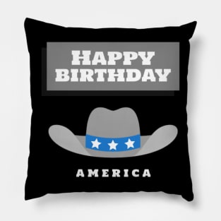 happy birthday america Pillow