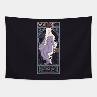 The Last Unicorn - art nouveau - Amalthea Tapestry