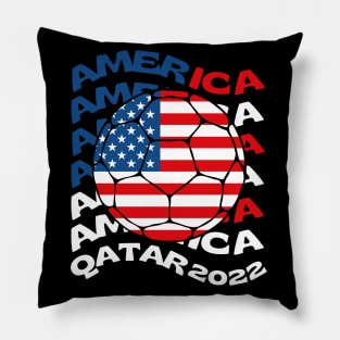 America Qatar 2022 Pillow