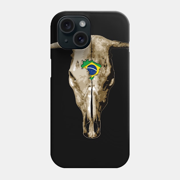Brazil Cow Skull Phone Case by urzi90