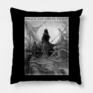 Gustave Doré Death and Night-Mare Life In Death Pillow