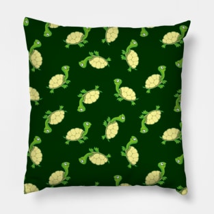 Turtle Cartoon Pattern Pillow