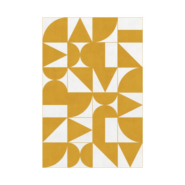 My Favorite Geometric Patterns No.13 - Mustard Yellow by ZoltanRatko