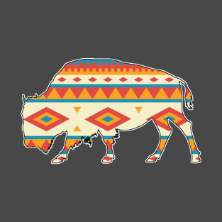 Bison Pattern - 2 T-Shirt