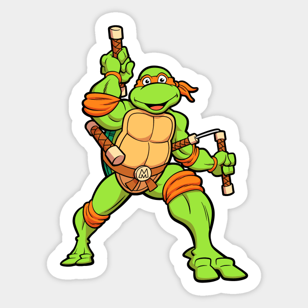 TMNT Michaelangelo's shell | Sticker