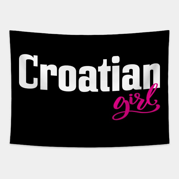 Croatian Girl Tapestry by ProjectX23Red