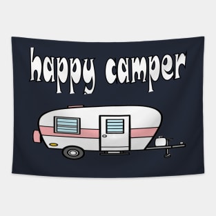 Camping Shirt-Happy Camper T Shirt-Camping Buddies-Women Graphic T Shirt-Hiking Gift Shirt-Unisex Clothing-Nature Lover Gift-Adventure Shirt Tapestry